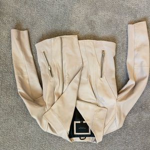 Marc Jacobs light pink leather jacket